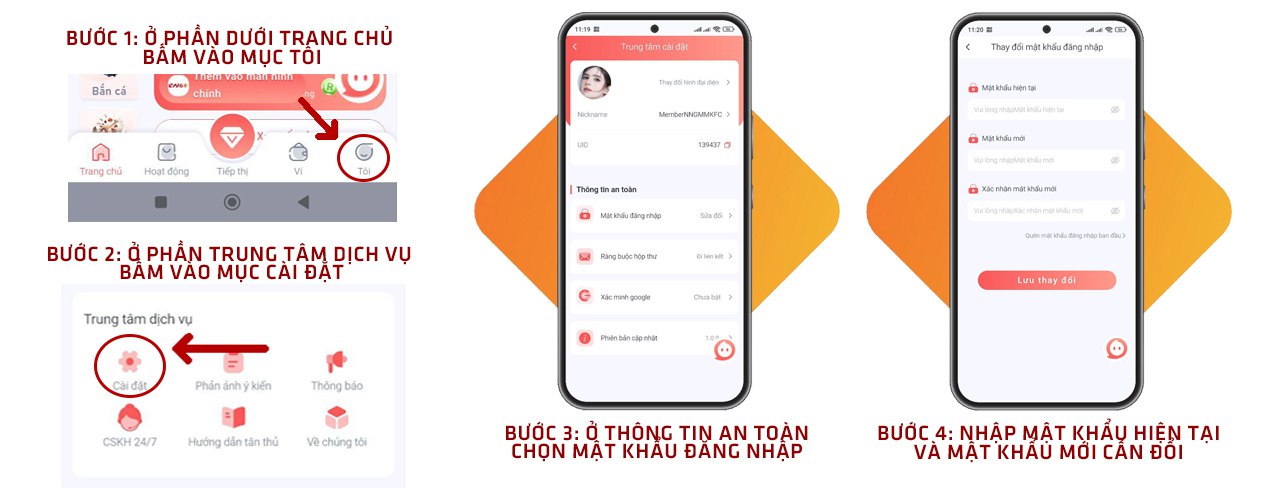 Đặt lại mật khẩu và bảo vệ tài khoản